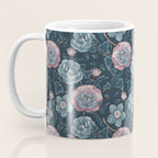 Dark Floral Elegance Coffee Mug Gallery Image 3