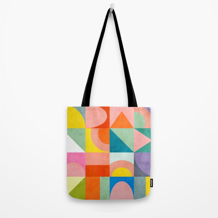 mid mod summer checkers Tote Bag Gallery Image 2