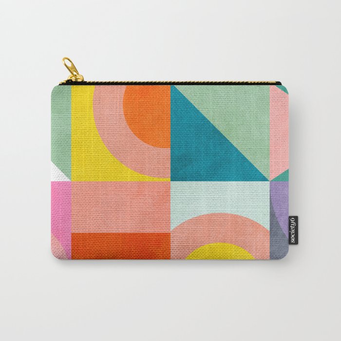 mid mod summer checkers Carry All Pouch Gallery Image 1