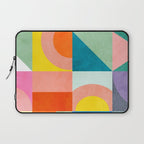mid mod summer checkers Laptop Sleeve Gallery Image 1