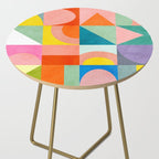 mid mod summer checkers Side Table Gallery Image 2