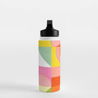 mid mod summer checkers Water Bottle Gallery Image 3
