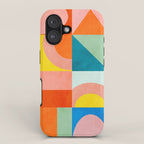 mid mod summer checkers iPhone Case Gallery Image 1