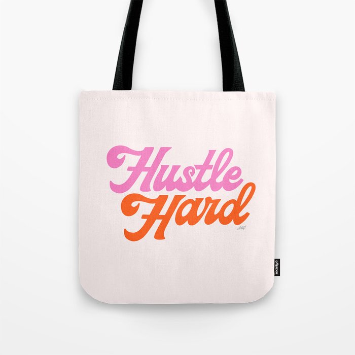 Hustle Hard Tote Bag Gallery Image 1