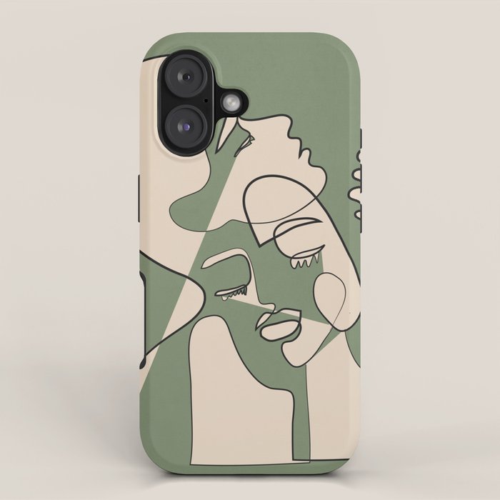 Abstract Faces 7 iPhone Case Gallery Image 1