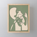 Abstract Faces 7 Mini Art Print Gallery Image 1