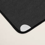 Black and white abstract organic shape pattern Desk Mat Gallery Image 4