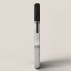 brush stroke black white painted iPhone Case Gallery Image 2