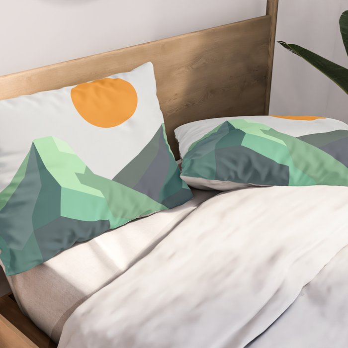 Abstract Landscape 30B Pillow Sham Gallery Image 2