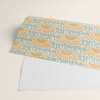Sunshine - gold and sky blue Wrapping Paper Gallery Image 2