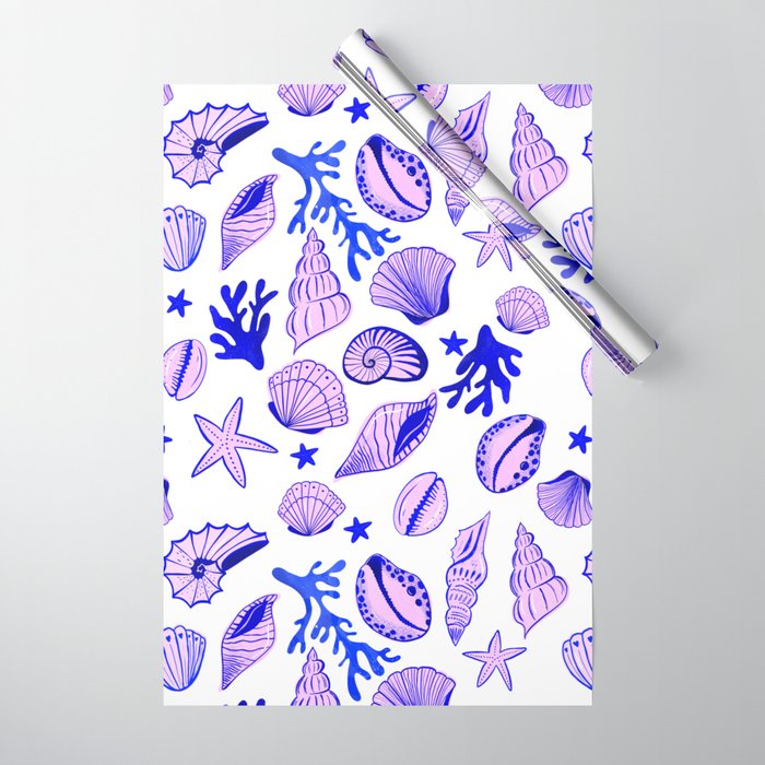 Vitamin Sea - Shells on the Beach Wrapping Paper Gallery Image 1