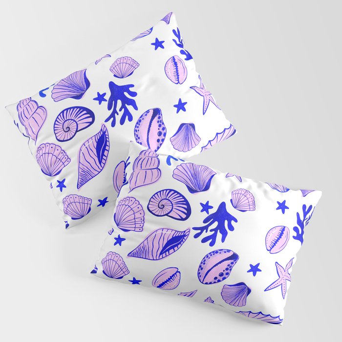 Vitamin Sea - Shells on the Beach Pillow Sham Gallery Image 1