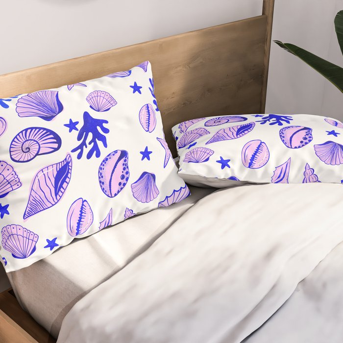 Vitamin Sea - Shells on the Beach Pillow Sham Gallery Image 2