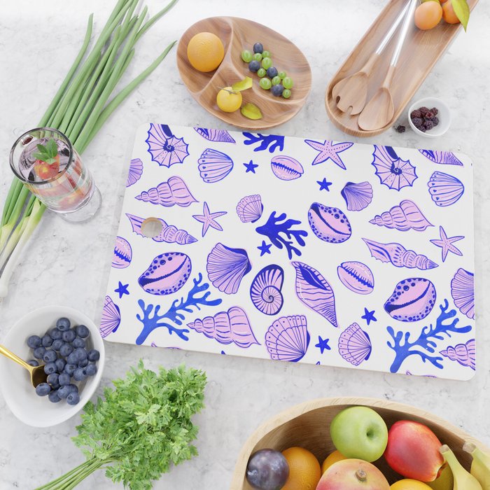 Vitamin Sea - Shells on the Beach Cutting Board Gallery Image 2