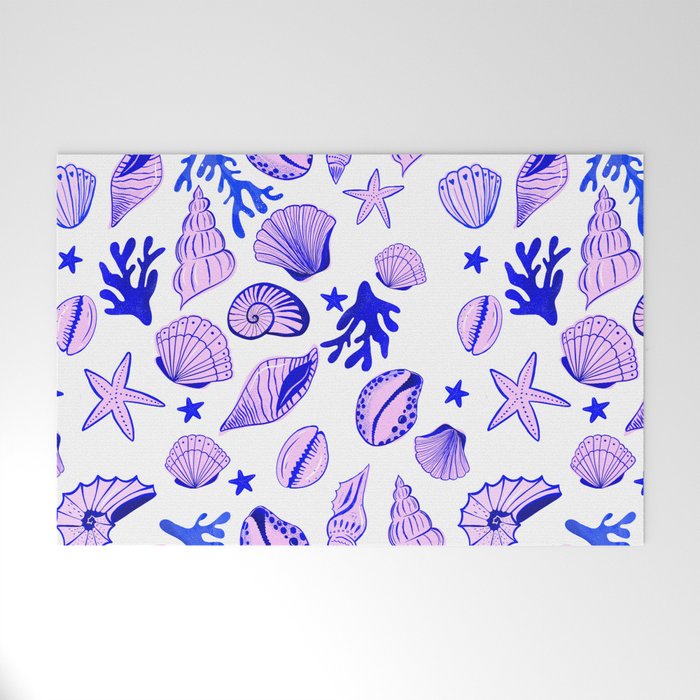 Vitamin Sea - Shells on the Beach Welcome Mat Gallery Image 1