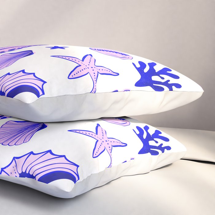 Vitamin Sea - Shells on the Beach Pillow Sham Gallery Image 3