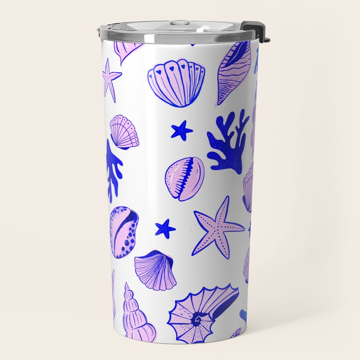 Vitamin Sea - Shells on the Beach Travel Mug Gallery Image 2