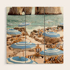 La Fontelina Beach Wood Wall Art Gallery Image 1