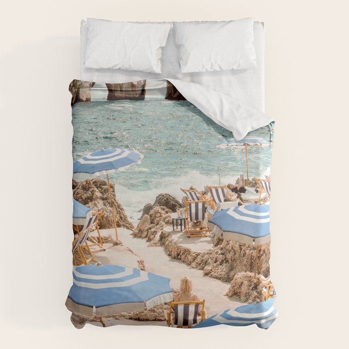 La Fontelina Beach Duvet Cover Gallery Image 1