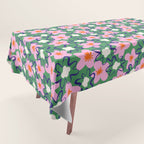 Bright Floral Tablecloth Gallery Image 1