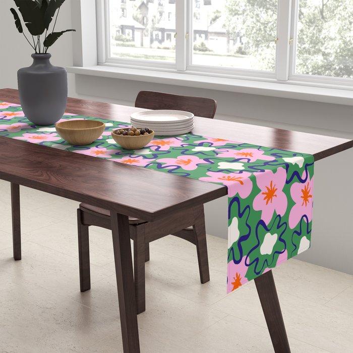 Bright Floral Table Runner Gallery Image 2