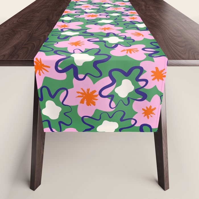 Bright Floral Table Runner Gallery Image 1