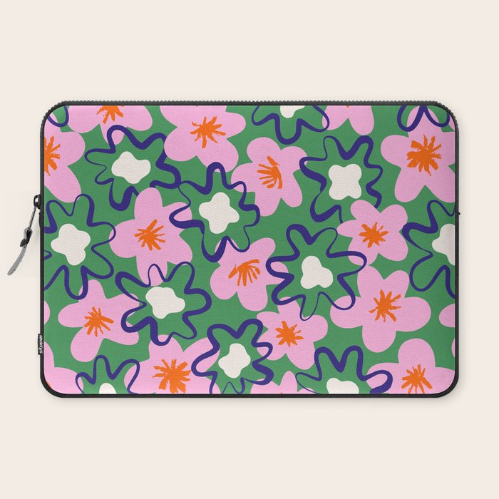 Bright Floral Laptop Sleeve Gallery Image 2