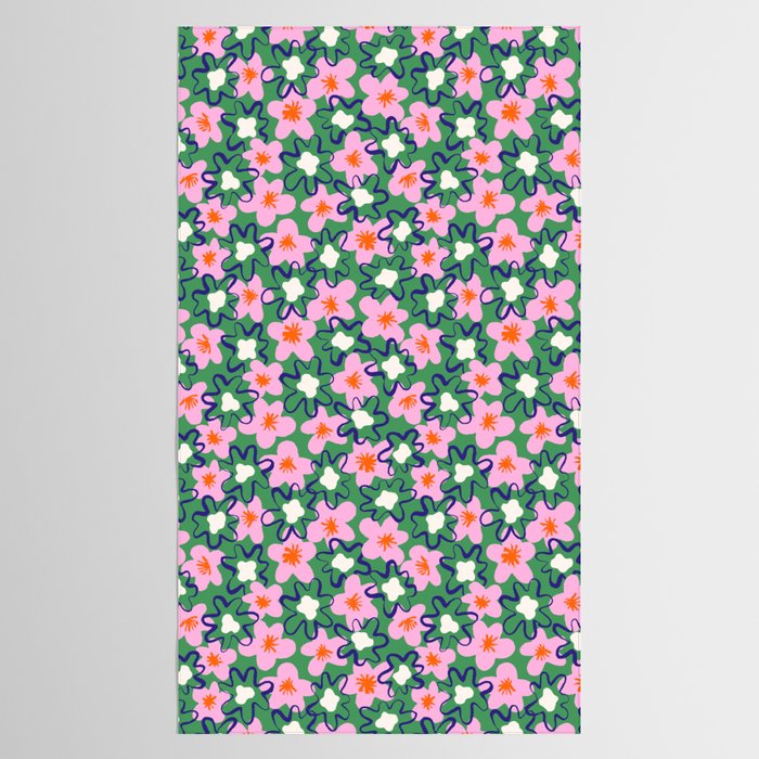 Bright Floral Tablecloth Gallery Image 2