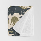 Jurassic Friends Throw Blanket Gallery Image 3