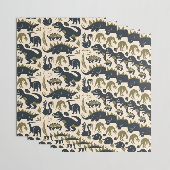 Jurassic Friends Wrapping Paper Gallery Image 3