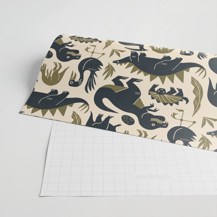 Jurassic Friends Wrapping Paper Gallery Image 2