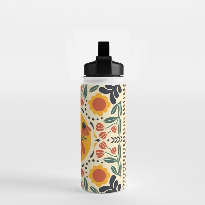 Scandinavian Wildflowers Water Bottle Gallery Image 2