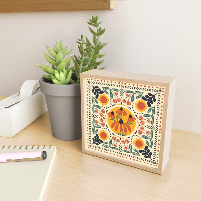 Scandinavian Wildflowers Mini Art Print Gallery Image 2