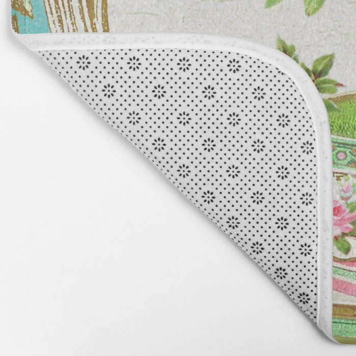 French Baroque Patisserie Tea Bath Mat Gallery Image 2