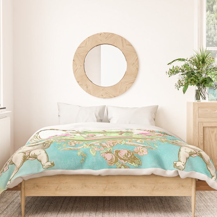 French Baroque Patisserie Tea Duvet Cover Gallery Image 3