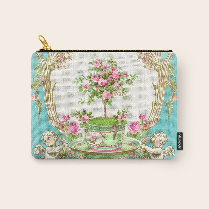 French Baroque Patisserie Tea Carry All Pouch Gallery Image 1
