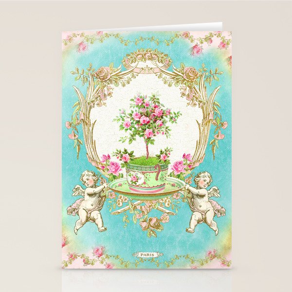French Baroque Patisserie Tea Stationery Card Gallery Image 2