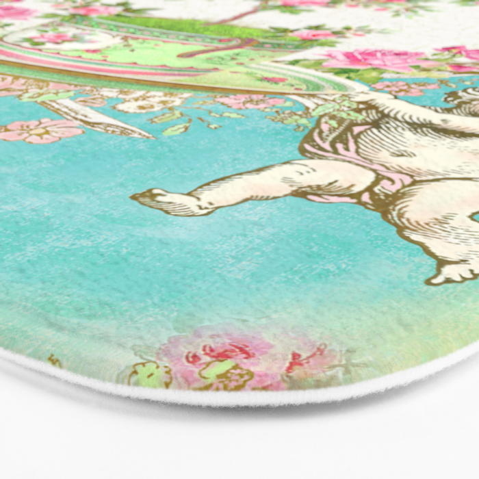 French Baroque Patisserie Tea Bath Mat Gallery Image 3