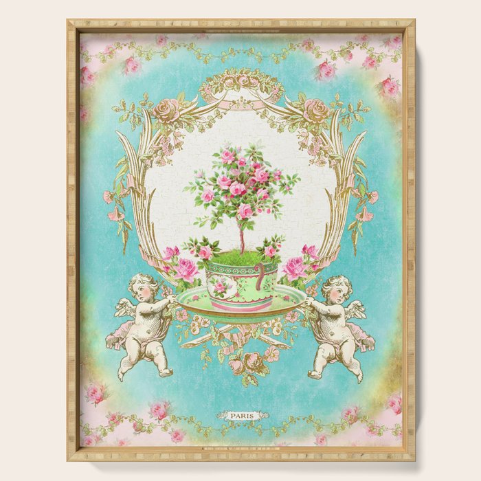 French Baroque Patisserie Tea Serving Tray Gallery Image 1