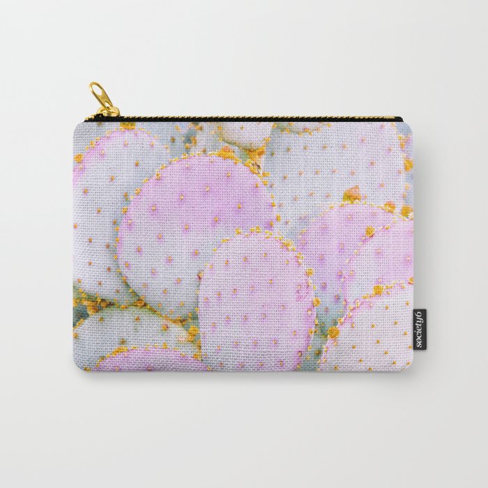 Prickly Pear Photography Pastel Cactus Carry All Pouch Gallery Image 1