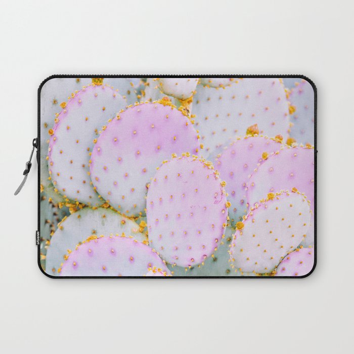 Prickly Pear Photography Pastel Cactus Laptop Sleeve Gallery Image 1