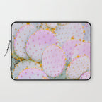 Prickly Pear Photography Pastel Cactus Laptop Sleeve Gallery Image 1