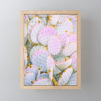 Prickly Pear Photography Pastel Cactus Mini Art Print Gallery Image 1