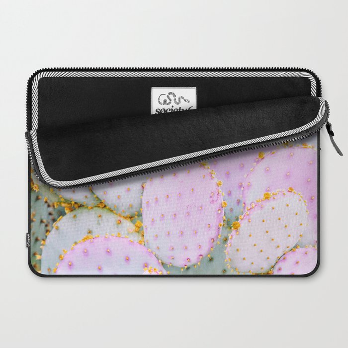 Prickly Pear Photography Pastel Cactus Laptop Sleeve Gallery Image 2