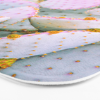 Prickly Pear Photography Pastel Cactus Bath Mat Gallery Image 3
