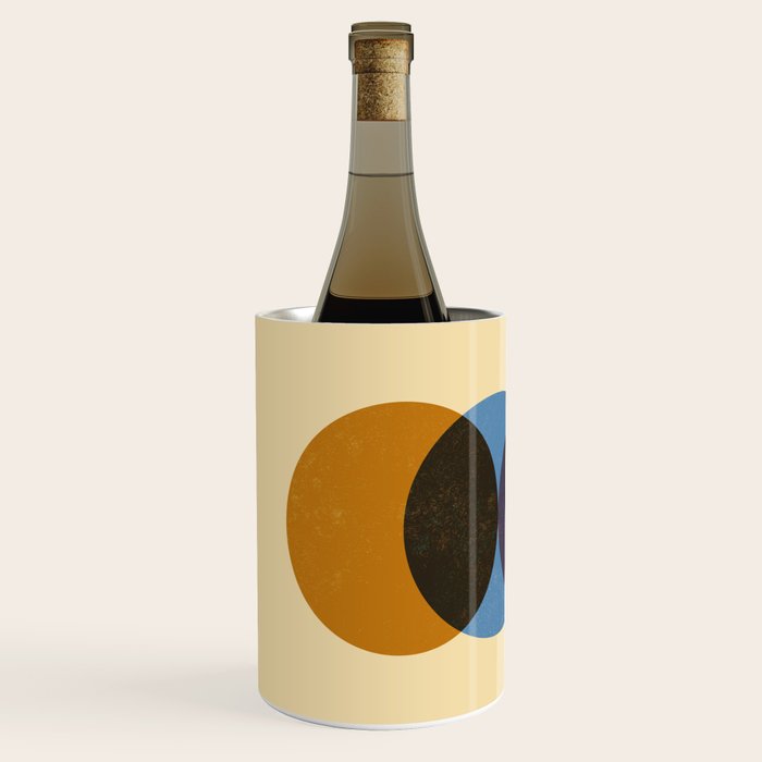 Abstraction_SUNRISE_SUNSET_CIRCLE_RISING_COLORFUL_POP_ART_0425A Wine Chiller Gallery Image 2