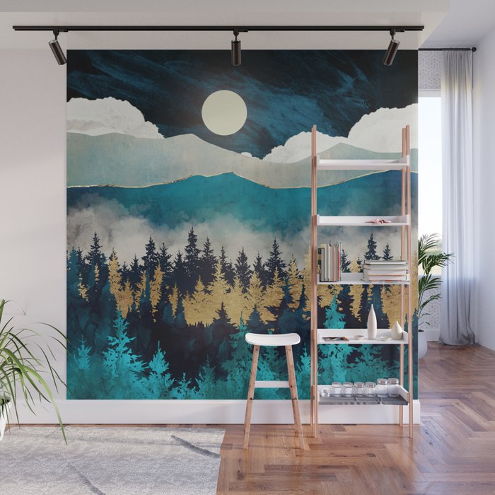 Evening Mist Wall Mural Gallery Image 1