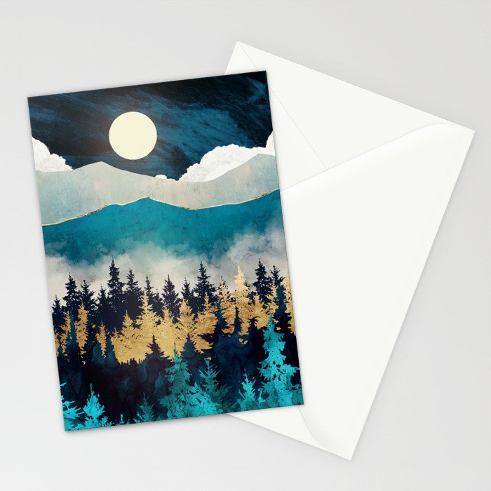Evening Mist Stationery Card Gallery Image 2