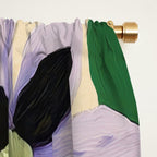 Clematis Botanical Illustration Window Curtain Gallery Image 2