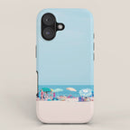 Colorful Umbrellas on the Beach iPhone Case Gallery Image 1